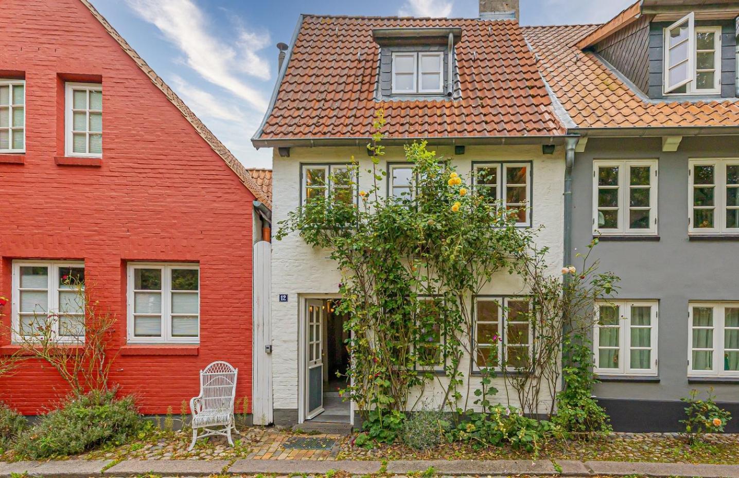 Fewo1846 - Altes Steuermannhaus - Uriges Reihenhaus Mit 2 Schlafzimmern In Der Altstadt Flensburg Eksteriør bilde